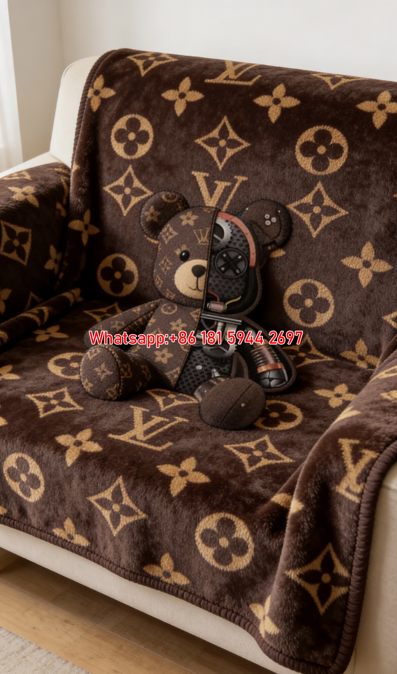 Cyber Teddy LV Throw IMG_3145
